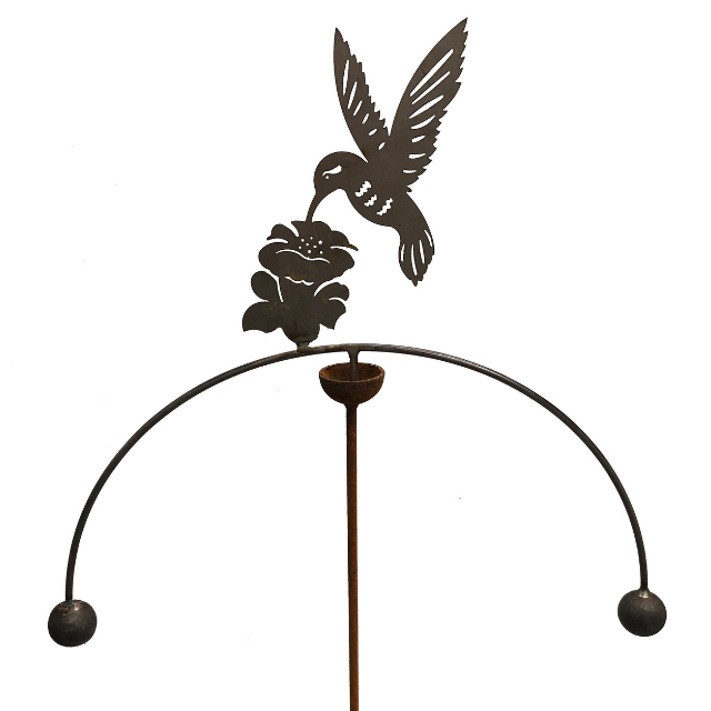 Hummingbird Double Ball Wind Spinner/Rocker